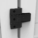 D&D In-Frame Rubber Gate Stop for Wood, Vinyl/PVC Gates - 120mm