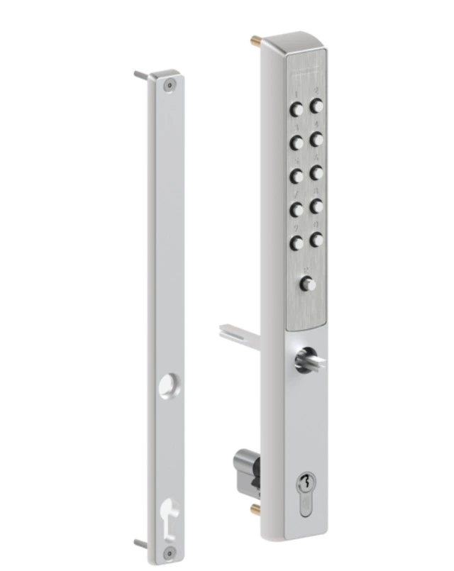 [FK590] Locinox - VITA Mechanical code lock Single Side for Insert Locks 40mm Silver