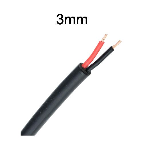 [EW100] (Per Mtr) 3mm Low Voltage Electrical Twin Core Wire Cable