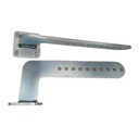 Outward Opening Bracket for Beninca Swing Gate Motor - Single