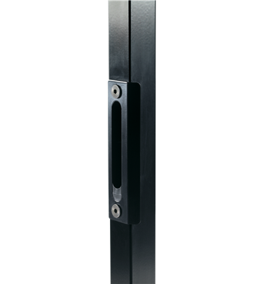 [FK050] Locinox Ornamental Lock Keep flat Aluminium SPKZ-QF Black